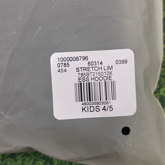 Fear of God Essentials Black Hoodie for Kids - Picture 14 of 16